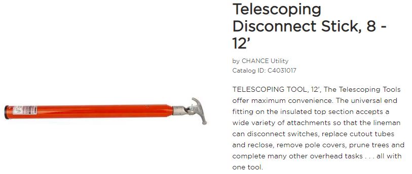 Telescoping Tool 8ft-12ft